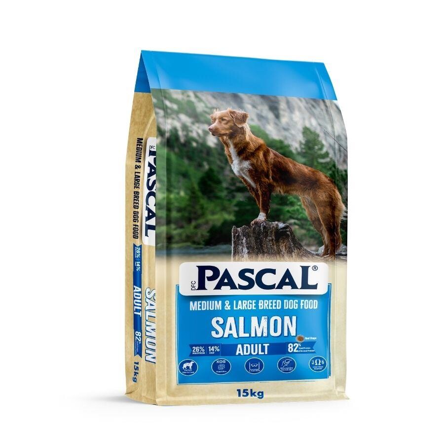 Pascal Somonlu Orta Ve Büyük Irk Yetişkin Köpek Maması 15 KG | SRC: Barcode: 8680542870334